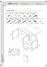 Preview for 4 page of Quax JOY Desk with drawer and door 54 06 11... Manual