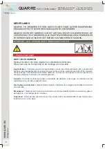 Preview for 2 page of Quax QUARRE 54 01 14 XL Series Manual