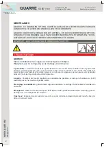 Preview for 2 page of Quax QUARRE 54 05 11 Series Manual