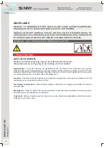 Preview for 2 page of Quax SUNNY 54 01 45 Series Manual