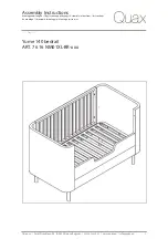 Quax Yume 140 76 16 NM01XL-BR Series Assembly Instructions Manual preview