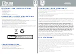 Preview for 2 page of Qub Works RWK-01 User Manual