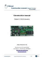 Qube Solutions PiXtend V1.3 Full Construction Manual preview