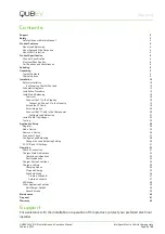 Preview for 3 page of qubev smart EVON0090 Installation & Operation Manual