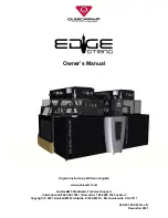 QubicaAMF Edge String Owner'S Manual preview