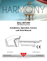 Preview for 1 page of QubicaAMF Harmony Installation, Operation, Service, And Parts Manual