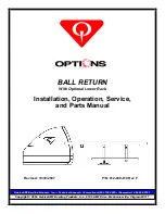 QubicaAMF Options Ball Return Installation, Operation, Service, And Parts Manual preview