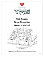 Preview for 1 page of QubicaAMF TMS Tenpin String Pinspotter Owner'S Manual