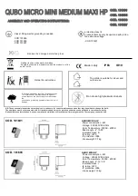 Qubo MICRO MINI MEDIUM MAXI HP Assembly And Operating Instructions preview