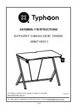 Preview for 1 page of Qudo Typhoon Bathurst JBBATHDK10 Assembly Instructions Manual