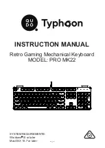 Qudo Typhoon PRO MK22 Instruction Manual preview