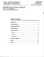 Queartet Ovonics QO4000 Series Owner'S Manual preview