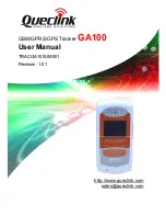 Queclink GA100 User Manual preview