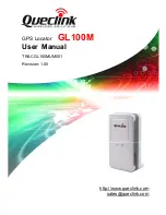 Queclink GL100M User Manual preview