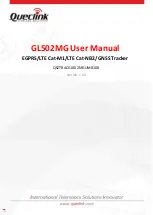 Queclink GL502MG User Manual предпросмотр