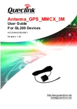 Preview for 1 page of Queclink GPS MMCX 3M User Manual