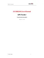 Preview for 1 page of Queclink GV300CAN User Manual