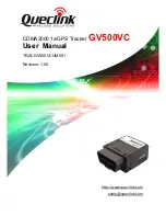 Preview for 1 page of Queclink GV500VC User Manual