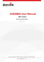 Queclink GV600MG User Manual preview