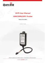 Queclink GV75 User Manual предпросмотр