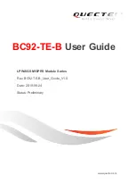 Preview for 1 page of Quectel BC92-TE-B User Manual