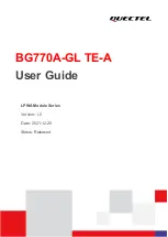 Quectel BG770A-GL User Manual preview