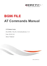 Quectel BG96 At Command Manual preview