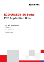 Quectel EC200U Series Application Note предпросмотр