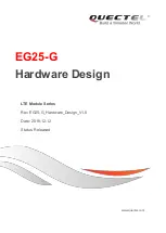 Предварительный просмотр 1 страницы Quectel EG25-G Hardware Design