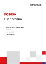 Предварительный просмотр 1 страницы Quectel FC905A User Manual