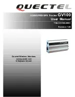 Quectel GV100 User Manual preview