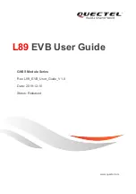 Quectel L89 EVB User Manual preview