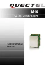 Предварительный просмотр 1 страницы Quectel M10 Hardware Description