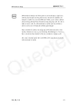 Предварительный просмотр 13 страницы Quectel M10 Hardware Description