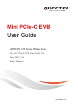 Preview for 1 page of Quectel Mini PCIe-C EVB User Manual