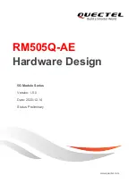 Preview for 1 page of Quectel RM505Q-AE Manual