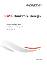 Preview for 1 page of Quectel UC15 Hardware Design