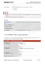 Предварительный просмотр 73 страницы Quectel UG Series Command Manual
