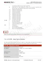 Предварительный просмотр 99 страницы Quectel UG Series Command Manual