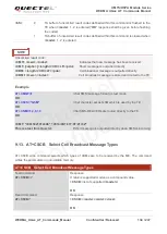 Предварительный просмотр 135 страницы Quectel UG Series Command Manual
