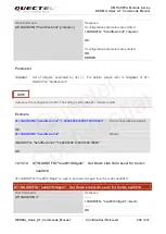 Предварительный просмотр 207 страницы Quectel UG Series Command Manual