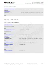 Предварительный просмотр 18 страницы Quectel WCDMA UG FILE Series At Command Manual