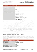 Preview for 22 page of Quectel WCDMA UG FTP Series At Command Manual