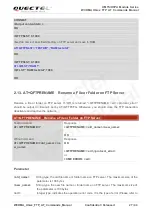 Preview for 28 page of Quectel WCDMA UG FTP Series At Command Manual