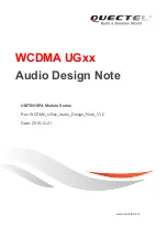 Quectel WCDMA UG Series Manual предпросмотр