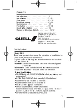 Preview for 2 page of Quell 138625 Manual