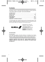 Preview for 2 page of Quell Q9080 Manual