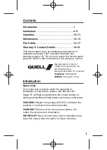 Preview for 2 page of Quell Q945 Manual