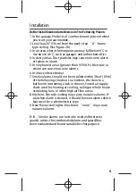 Preview for 7 page of Quell Simline QSP10 Manual