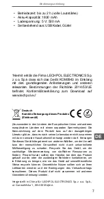 Preview for 7 page of Quer KOM0943 Owner'S Manual